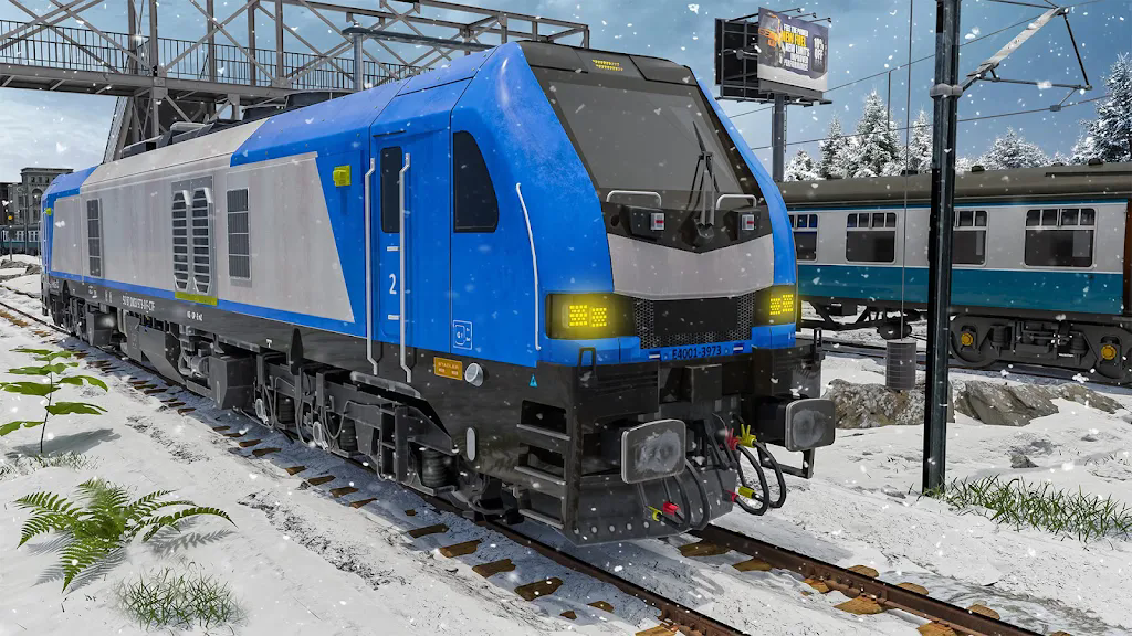 雪地上坡火车驾驶模拟官网版